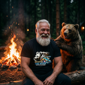 T-shirt BEARS ON THE RIVER 2026