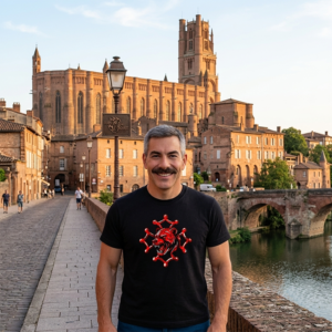 T-shirt OURS OCCITANIE ROUGE